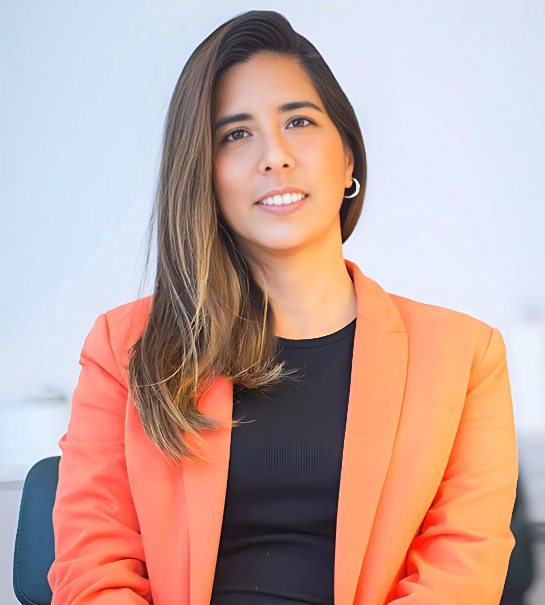 Woman Wearing Orange Jacket Woman Wearing Orange Jacket